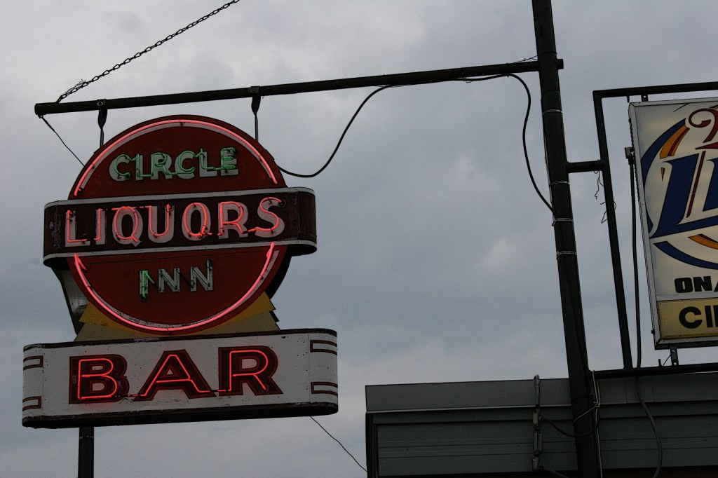 In North Mankato, signage at Circle Inn. Minnesota Prairie Roots file photo 2011.