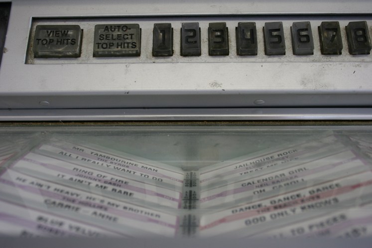 If the jukebox had been working, I would have selected a song.