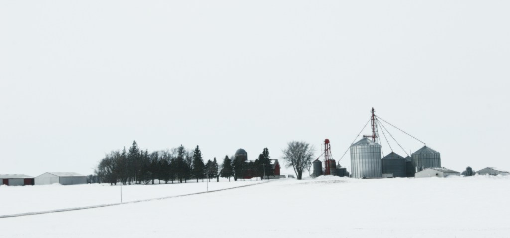 Along a gravel road somewhere between Nerstrand and Kenyon, Minnesota.