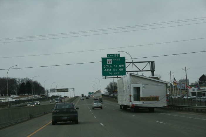 Photographed along U.S. Highway 52 in Rochester, Minnesota.