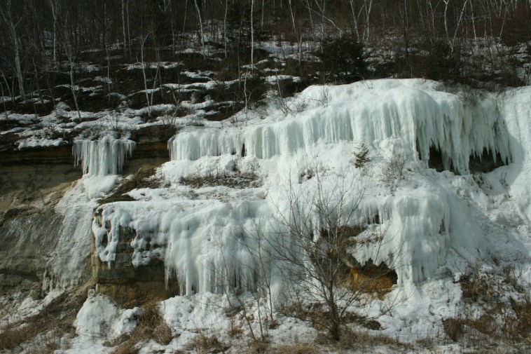 Ice formations by La Crosse 1