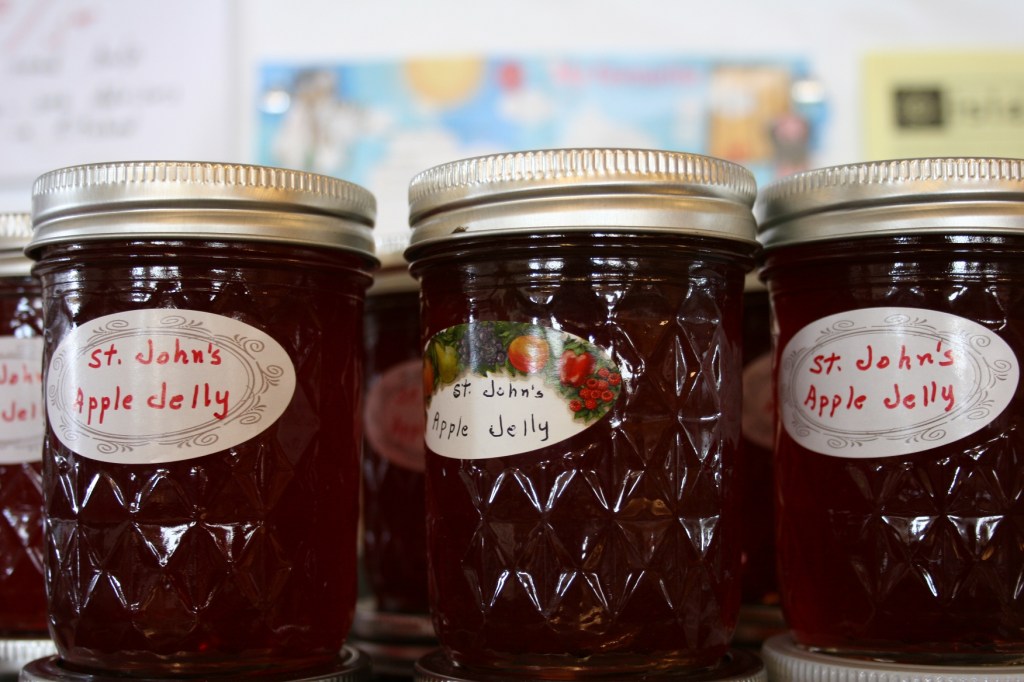 Beautiful and savory St. John's apple jelly.