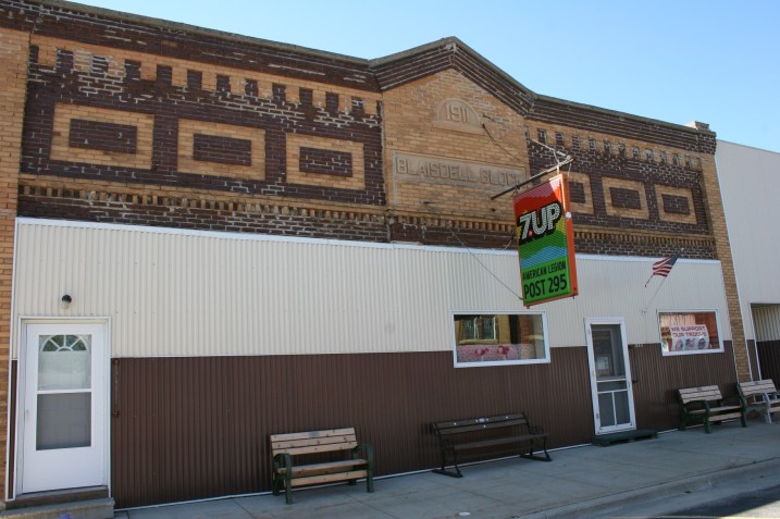 A misguided attempt, in my opinion, to update the American Legion in West Concord. Photographed in 2010.