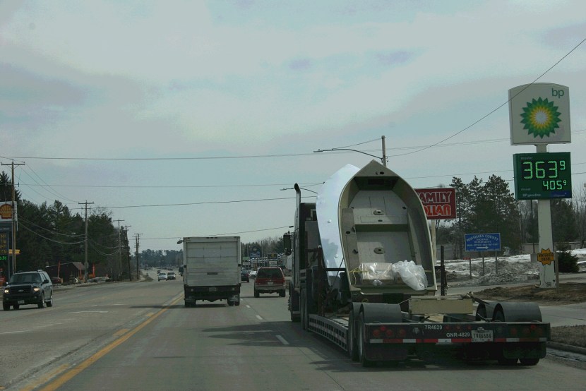 The weaving truck in Wautoma.