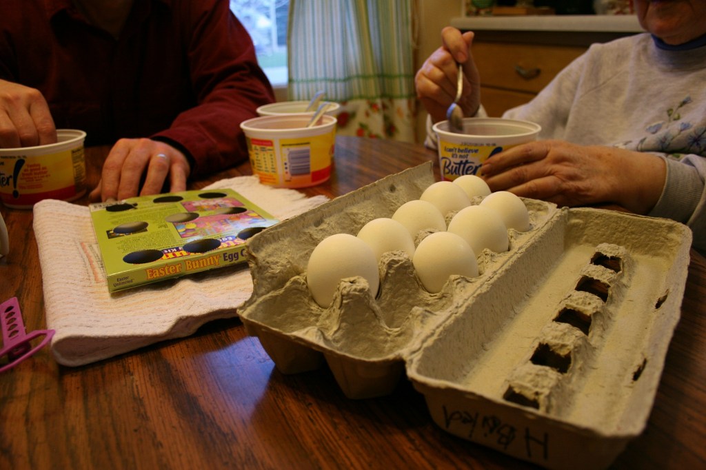 Stirring and dipping and dyeing and trading colors.