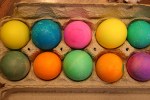 Eggs, dyed