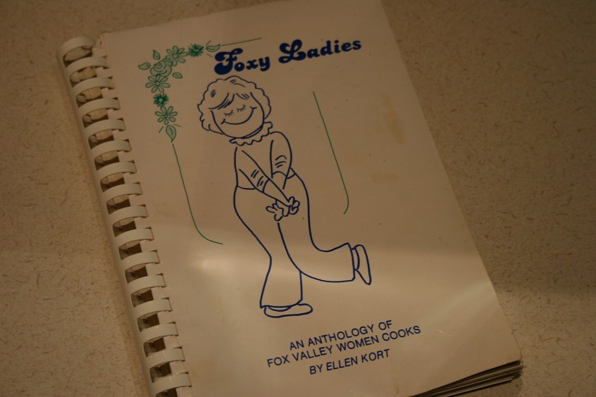 Cookbooks are on display and vintage recipes available for the taking at the exhibit. The Appleton, Wisconsin, area is known as the Fox Valley after the Fox River which runs through the area.