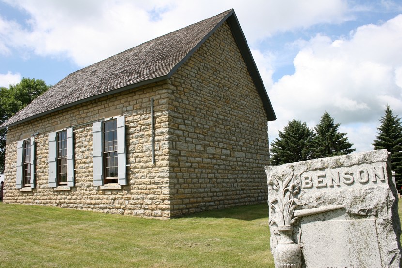 Stone against stone at Hauge Lutheran Church (the Old Stone Church) in Monkey Valley, rural Kenyon.