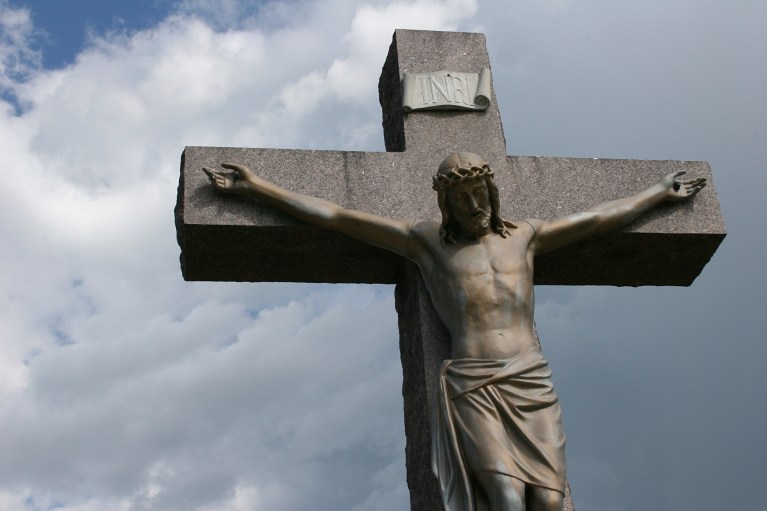 St. Michael's Cemetery, Buckman, MN. Minnesota Prairie Roots file photo, August 2012.