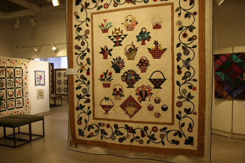 Baskets of blossoms and more.