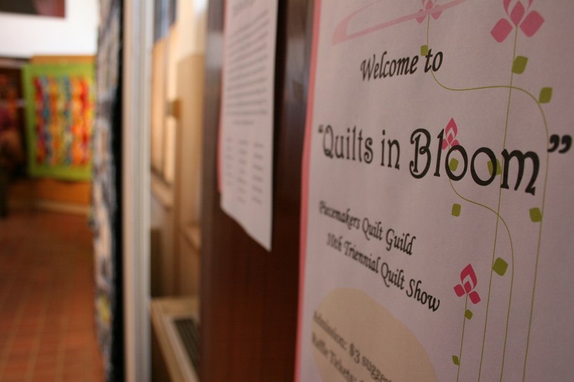 If you appreciate art and quilts, you will want to see "Quilts in Bloom"