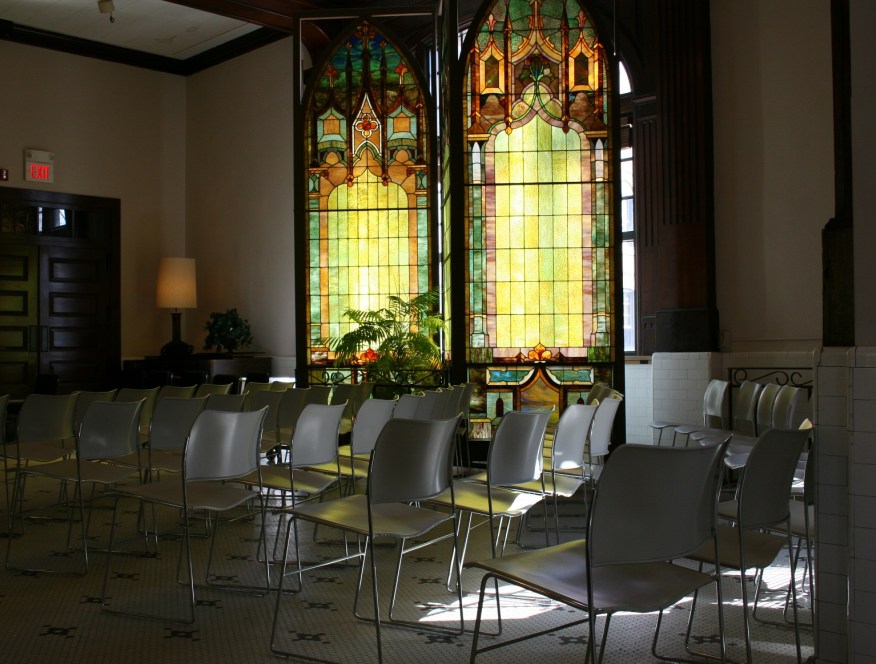 While at the show, be sure to stop and appreciate this beautiful space connecting the Owatonna Arts Center to the