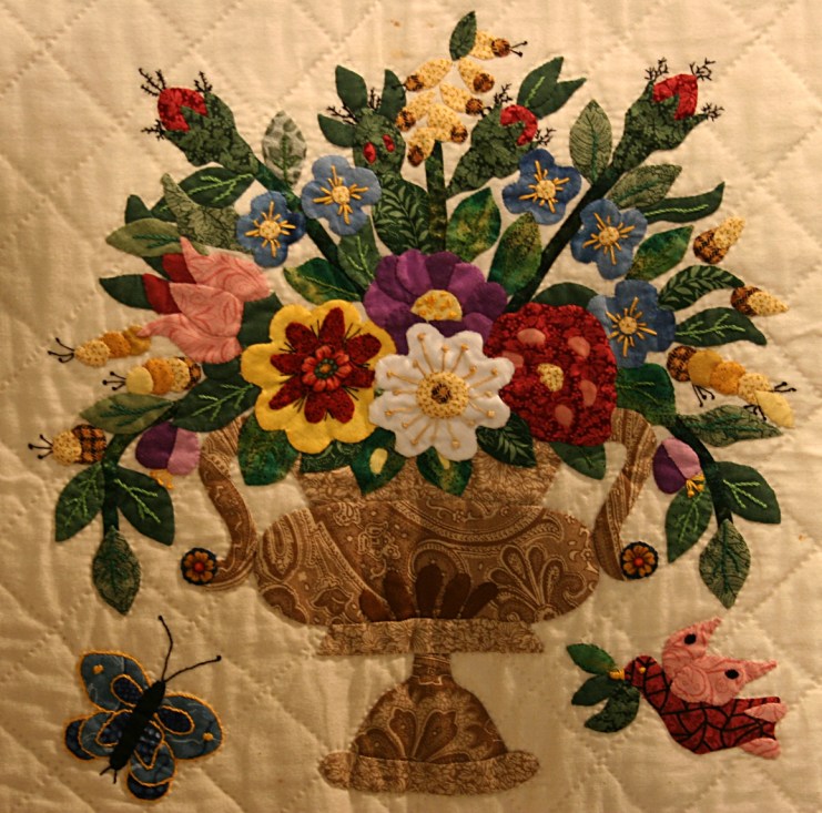 Floral design at its quilting best.