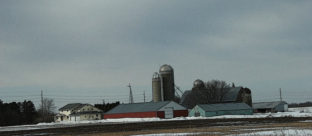 Rural Minnesota, farm site
