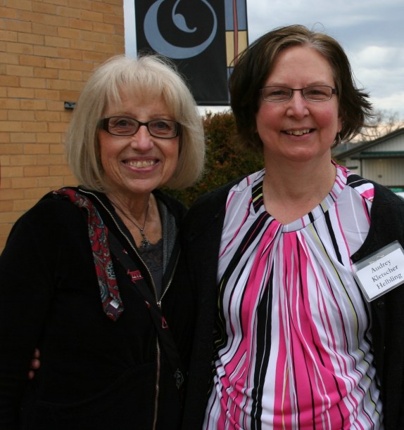 Doreen, left, and I at Crossings at Carnegie.