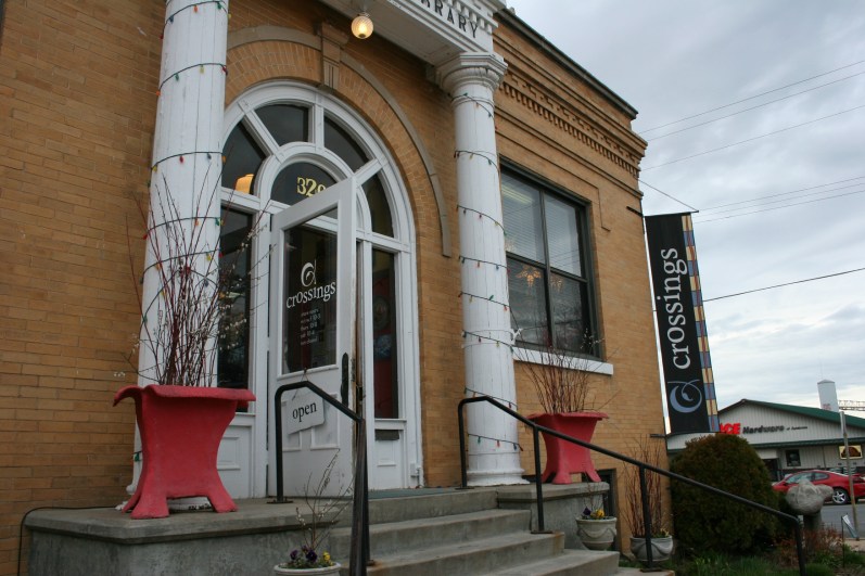 Crossings at Carnegie, site of the Poet-Artist Collaboration XIII.