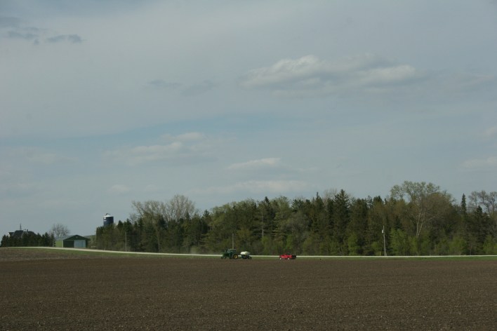 Working the land in southeastern Minnesota.