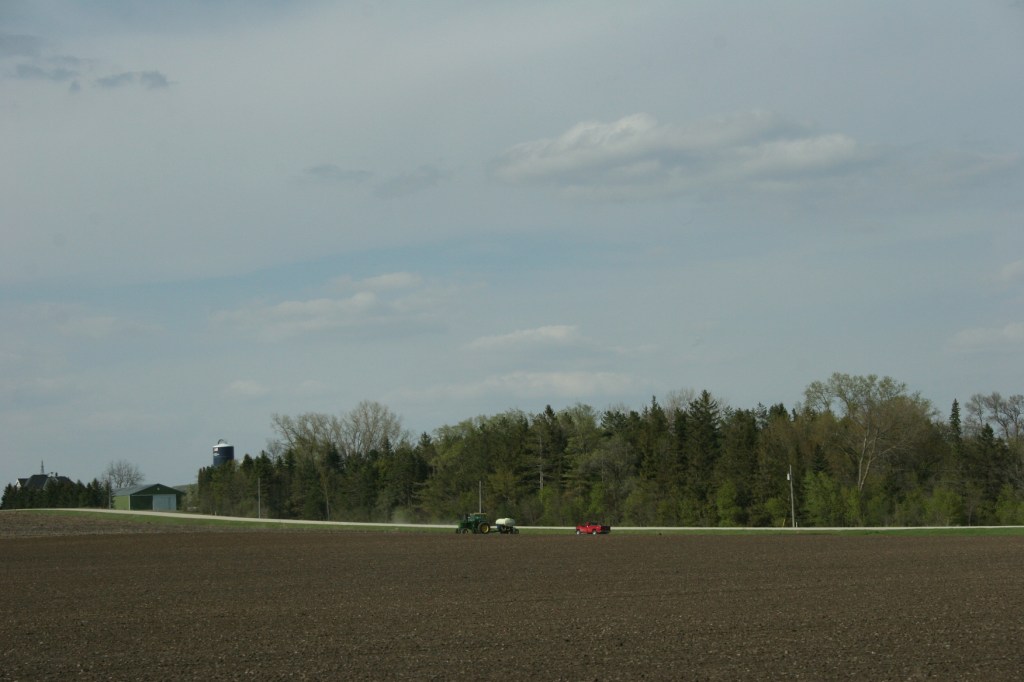Working the land in southeastern Minnesota.