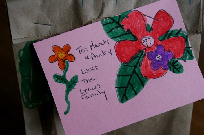 May Day bag gift tag