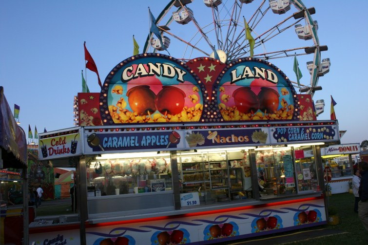 The Rice County Fair, Faribault, Minnesota. Minnesota Prairie Roots file photo 2009.