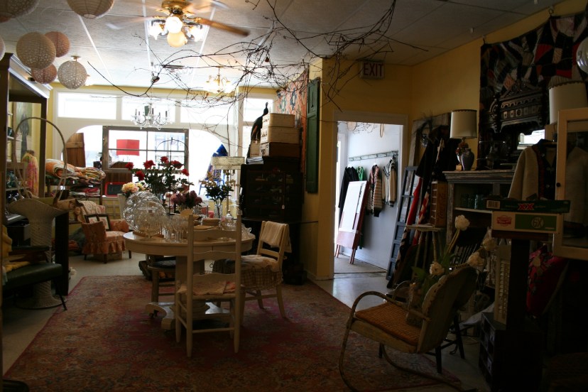 Looking toward the front of Pearl Button Primitives.