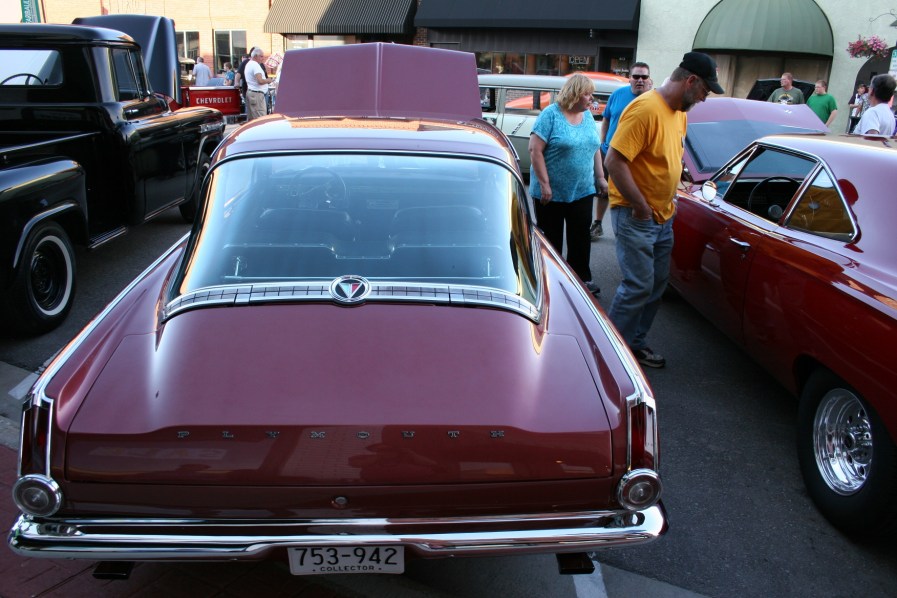 A 1965 Plymouth Baracuda purchased in 1964 and still owned by the original owner.