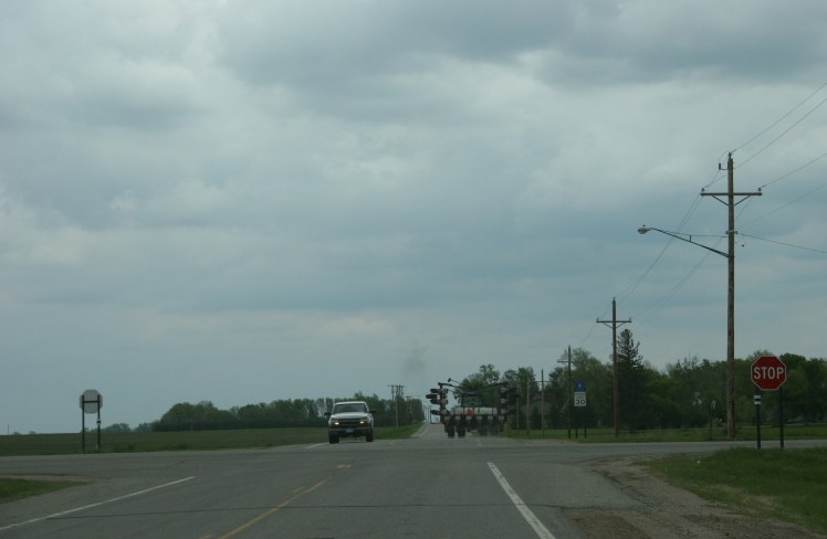 Nearing Delhi at the intersections of Redwood County Road 9 and 6.