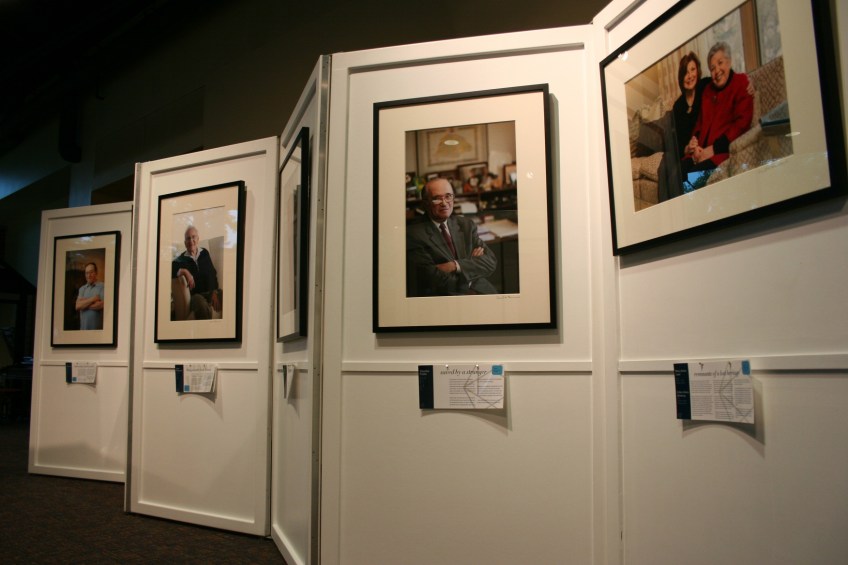 Survivor portraits and stories impress.