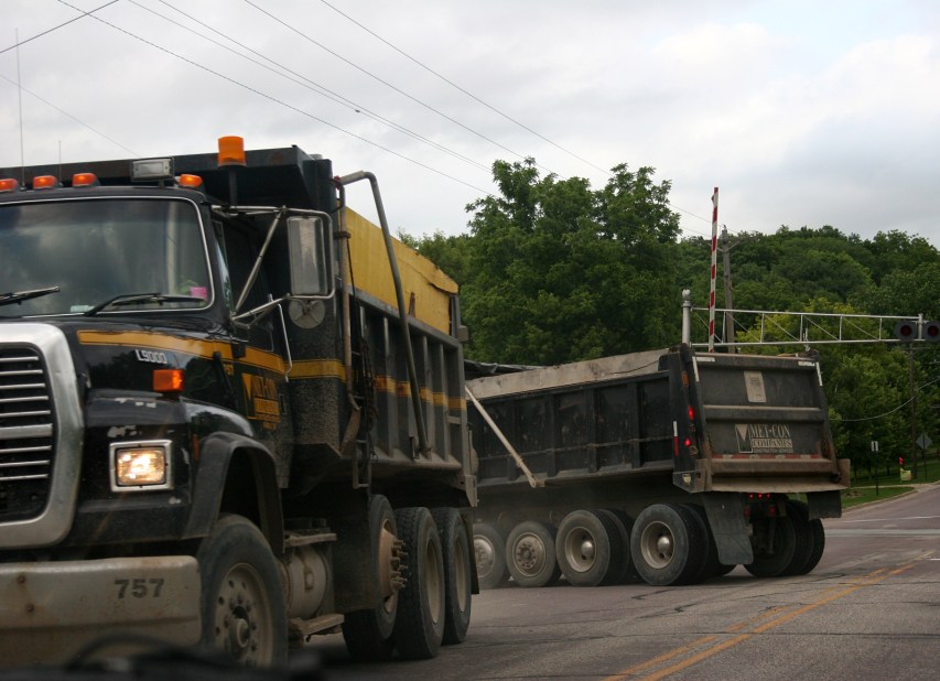 Working to protect the city's wastewater plant, which sits along the Straight River.