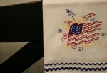 Fourth of July, embroidered&nbsp;flag