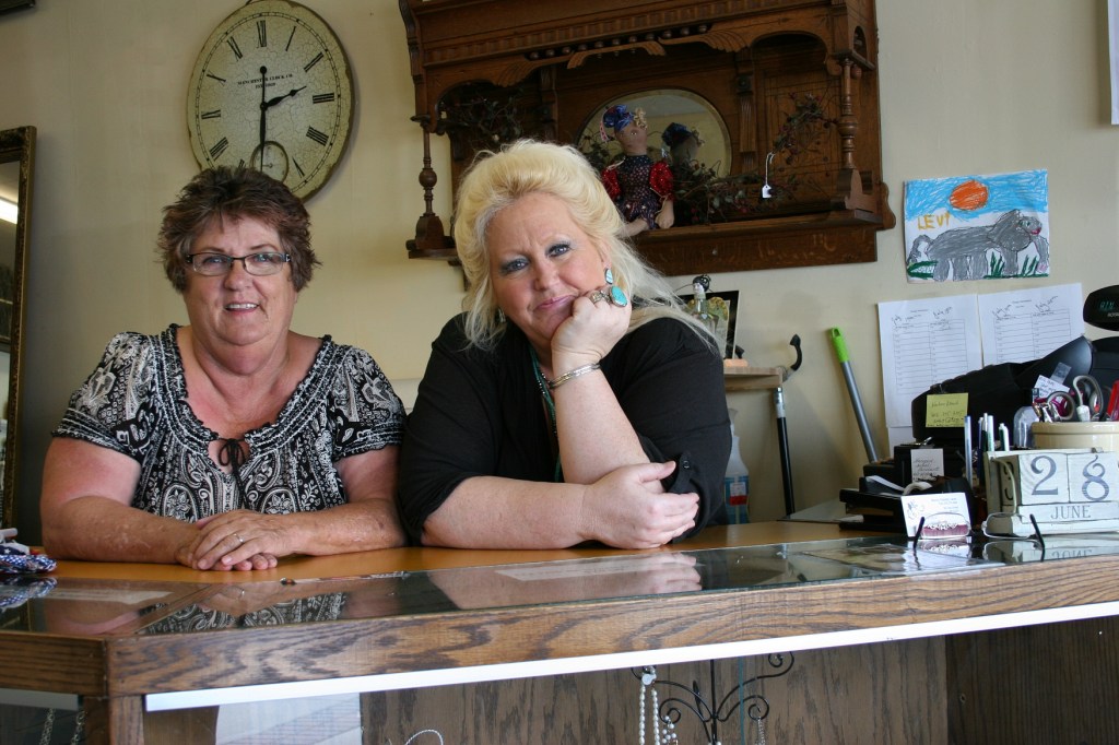 Nancy, left, and Nita.