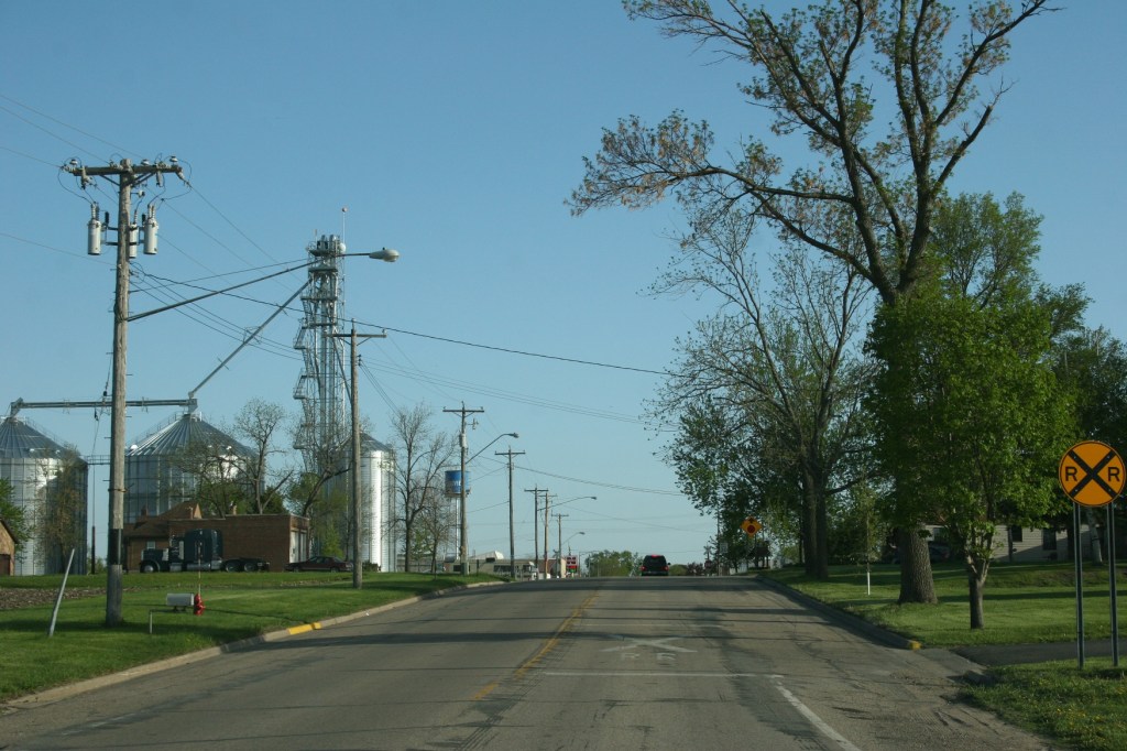 Entering Belview from the north.