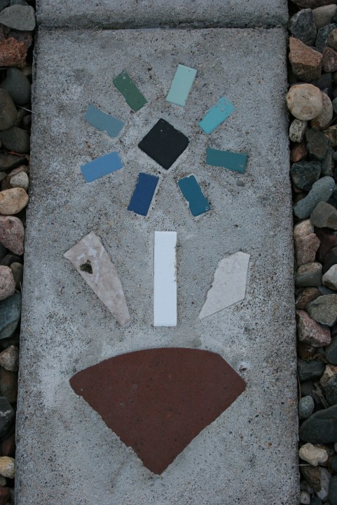 A mosaic created by Joy.