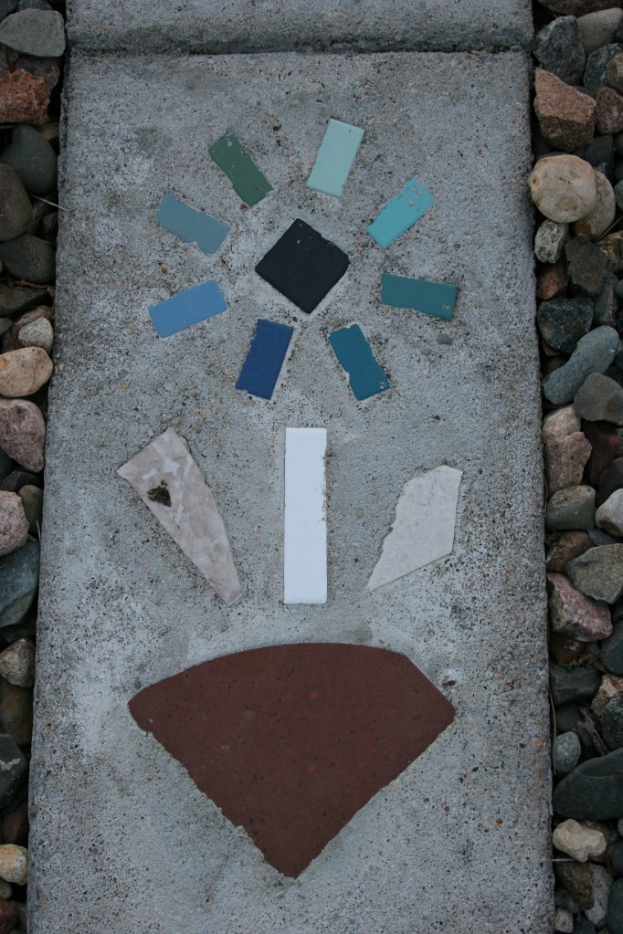 A mosaic created by Joy.