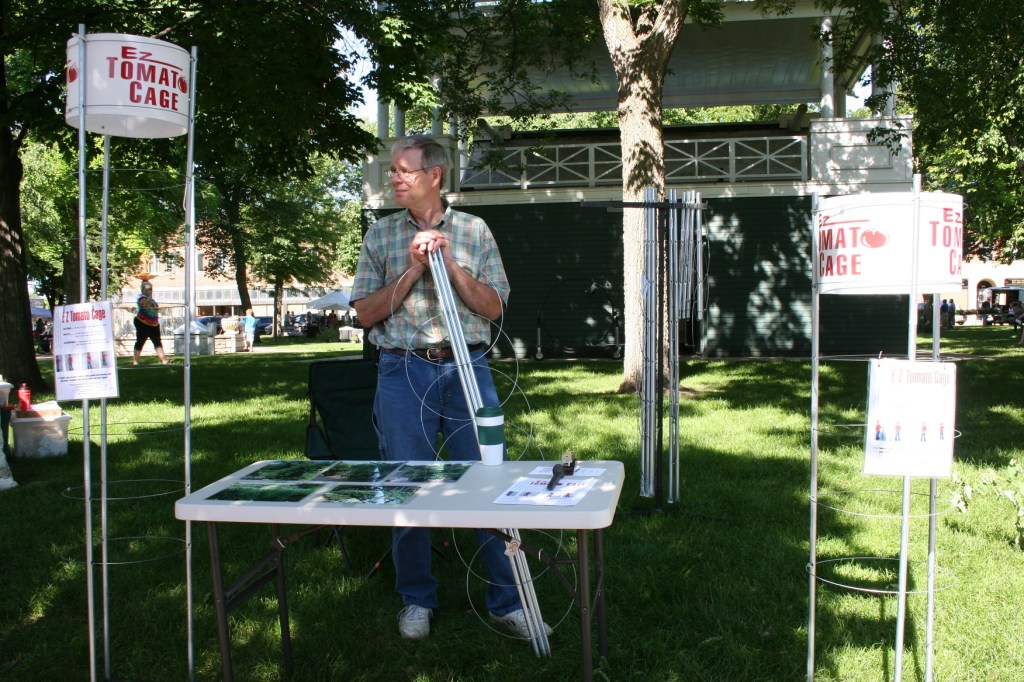 Selling the EZ Tomato Cage.