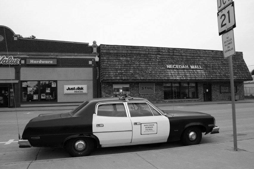 Necedah, close-up patrol car