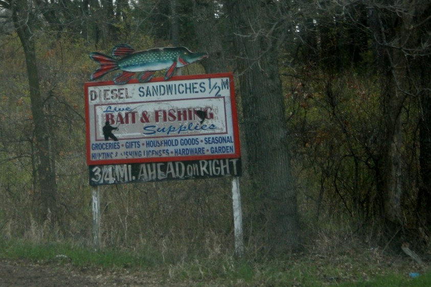 Wisconsin signs, diesel sandwich