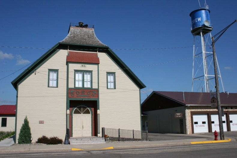 Historic Odeon Hall in Belview.