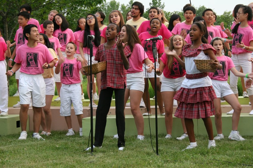 Selections from Jamaica included "Linstead Market" and "Stand Up For Your Rights."