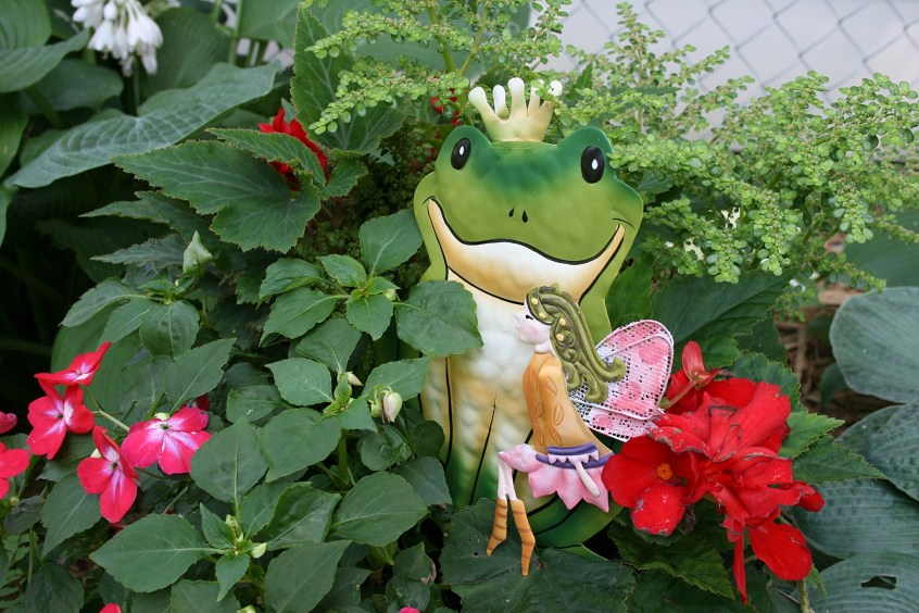 One example of the fairy tale magic tucked into the Kulsruds' gardens.