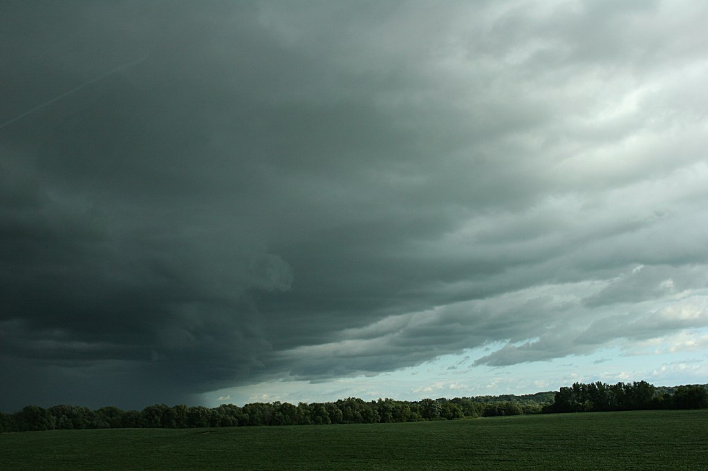 Along U.S. Highway 14 between New Ulm and Courtland.