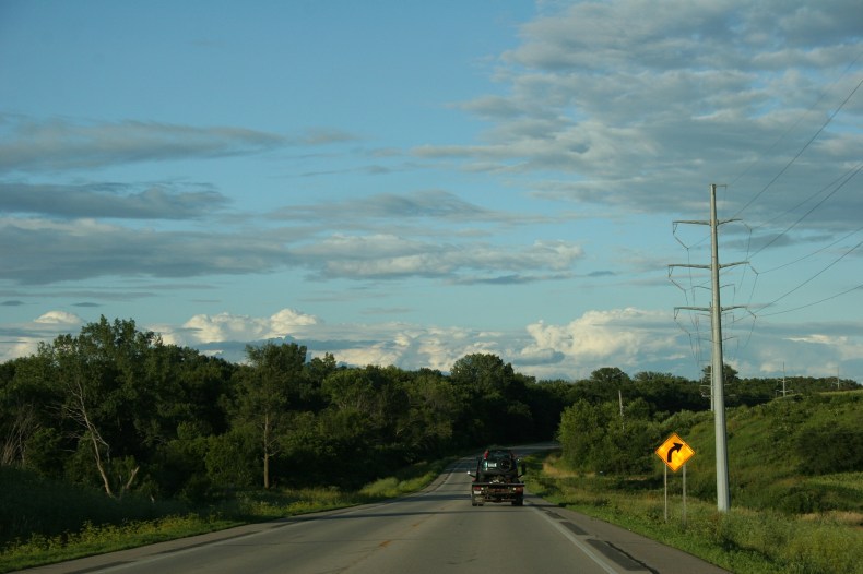 Just east of Waterville along Minnesota State Highway 60.