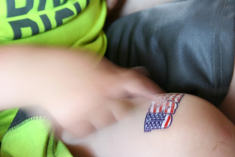 STEP THREE: Prompt tattoo removal by Hank.