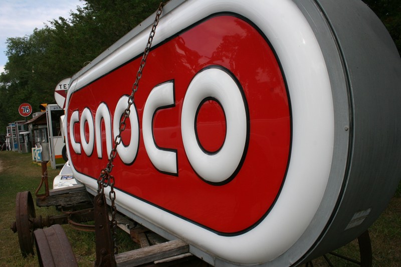 The signs in Bing's collection are either original, reproductions or ones painted by him.