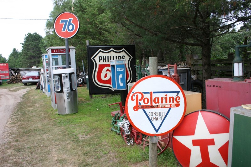 Rows of collectibles...