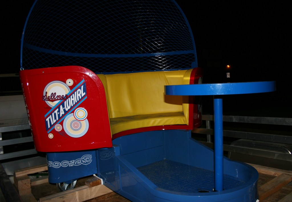 Sellner Manufacturing, as noted on the car, invented the Tilt-A-Whirl.