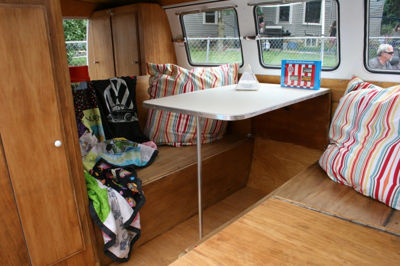 ...and this inside, all ready for camping.