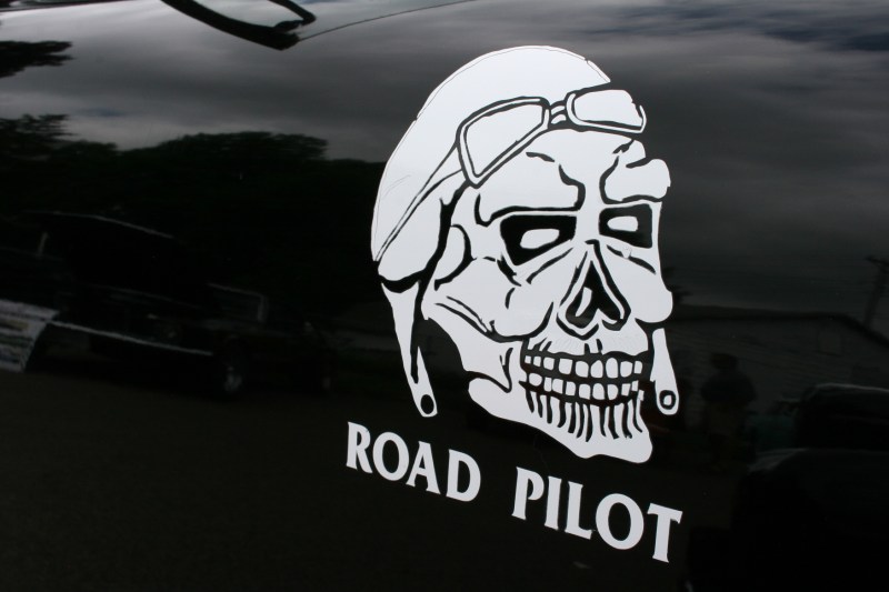 Definitely not as family-friendly as Chad's VW bus art.