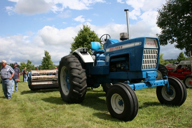 Ford tractors, including this one from Westbrook Ag Power (where my oldest brother is co-owner)
