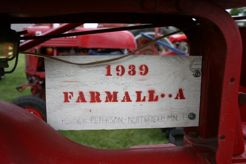 Art, Farmall homemade sign